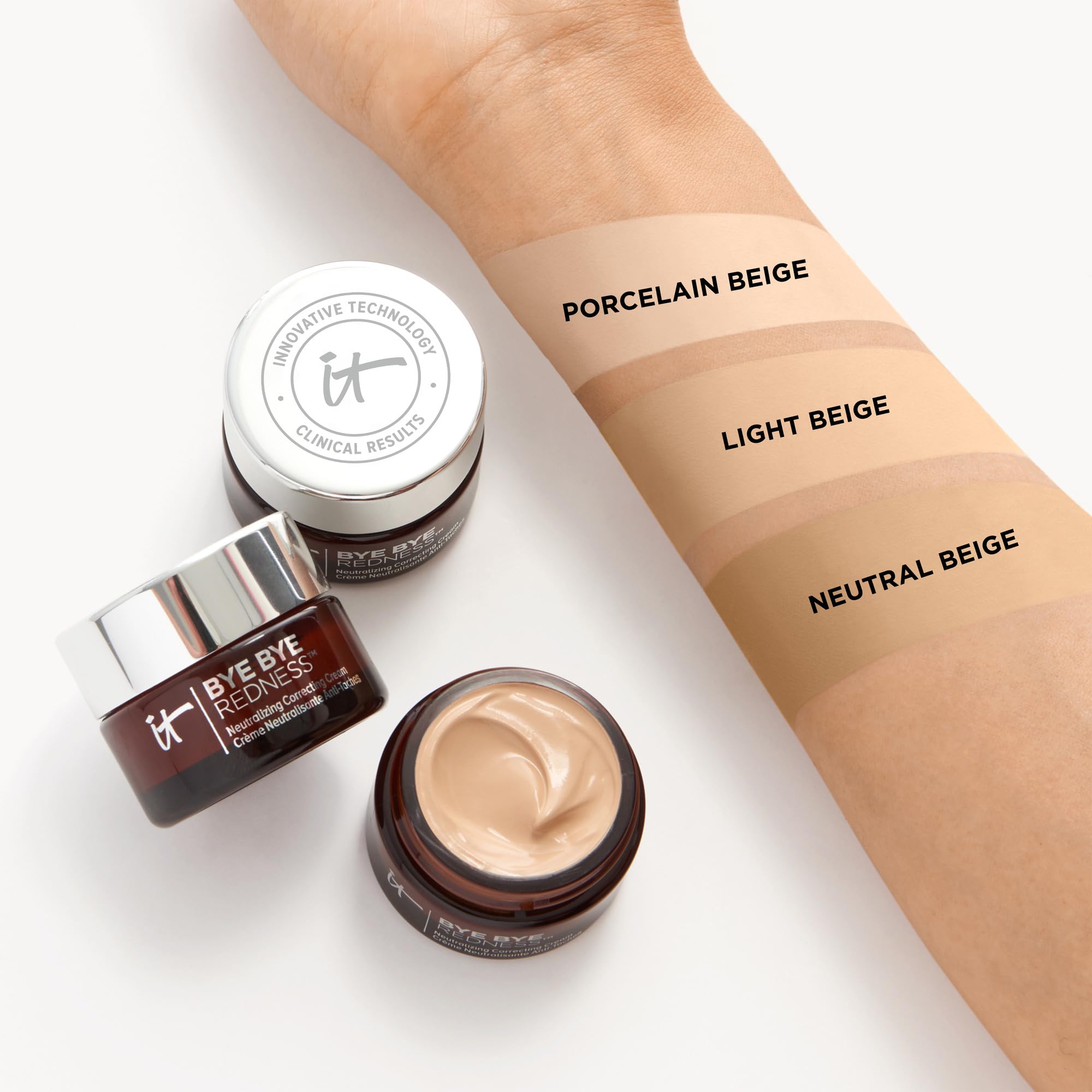 Application tool demonstrates precise color correction for a flawless base.
