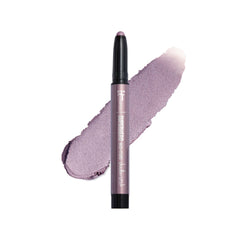 IT Cosmetics Superhero No-Tug Shadow Stick Epic Amethyst close-up swatch with smooth blend