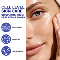 ITECFREELY PDRN Serum shown on forehead for wrinkle-prone areas.