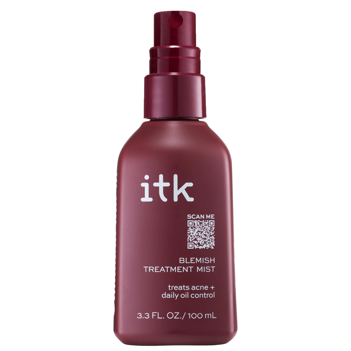 ITK Skincare 2% Salicylic Acid Spray targets back acne for clearer skin.