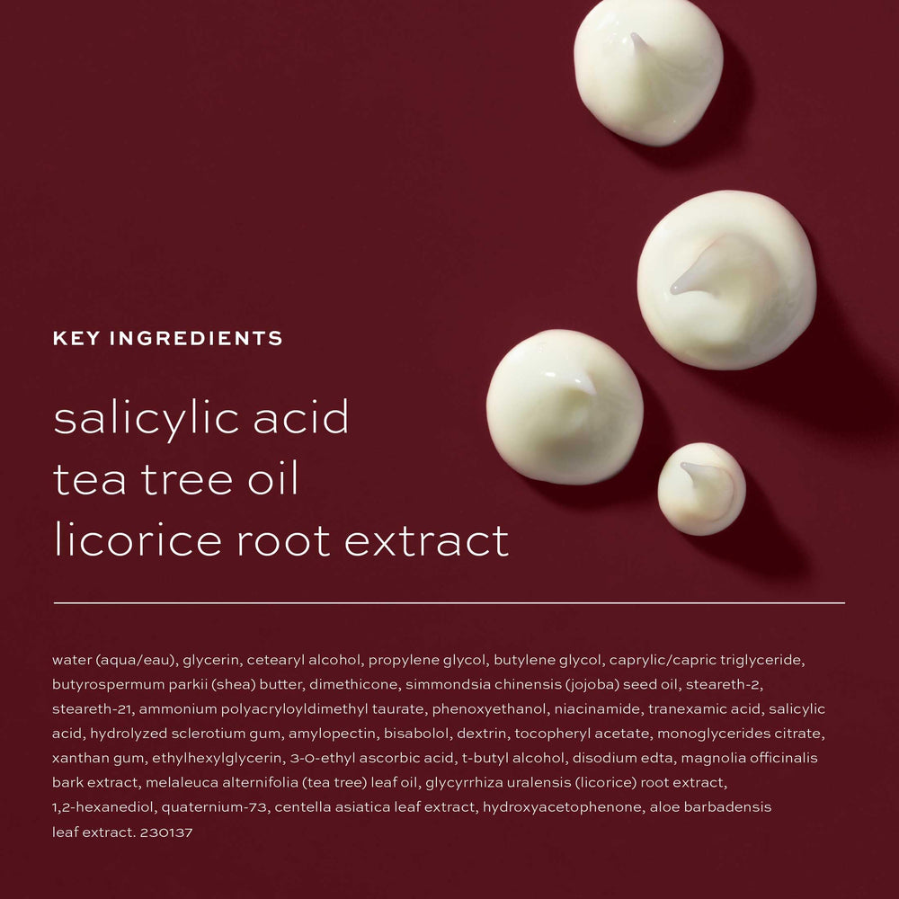 ITK Skincare ingredient emphasis salicylic acid detailing pore unclogging benefits.