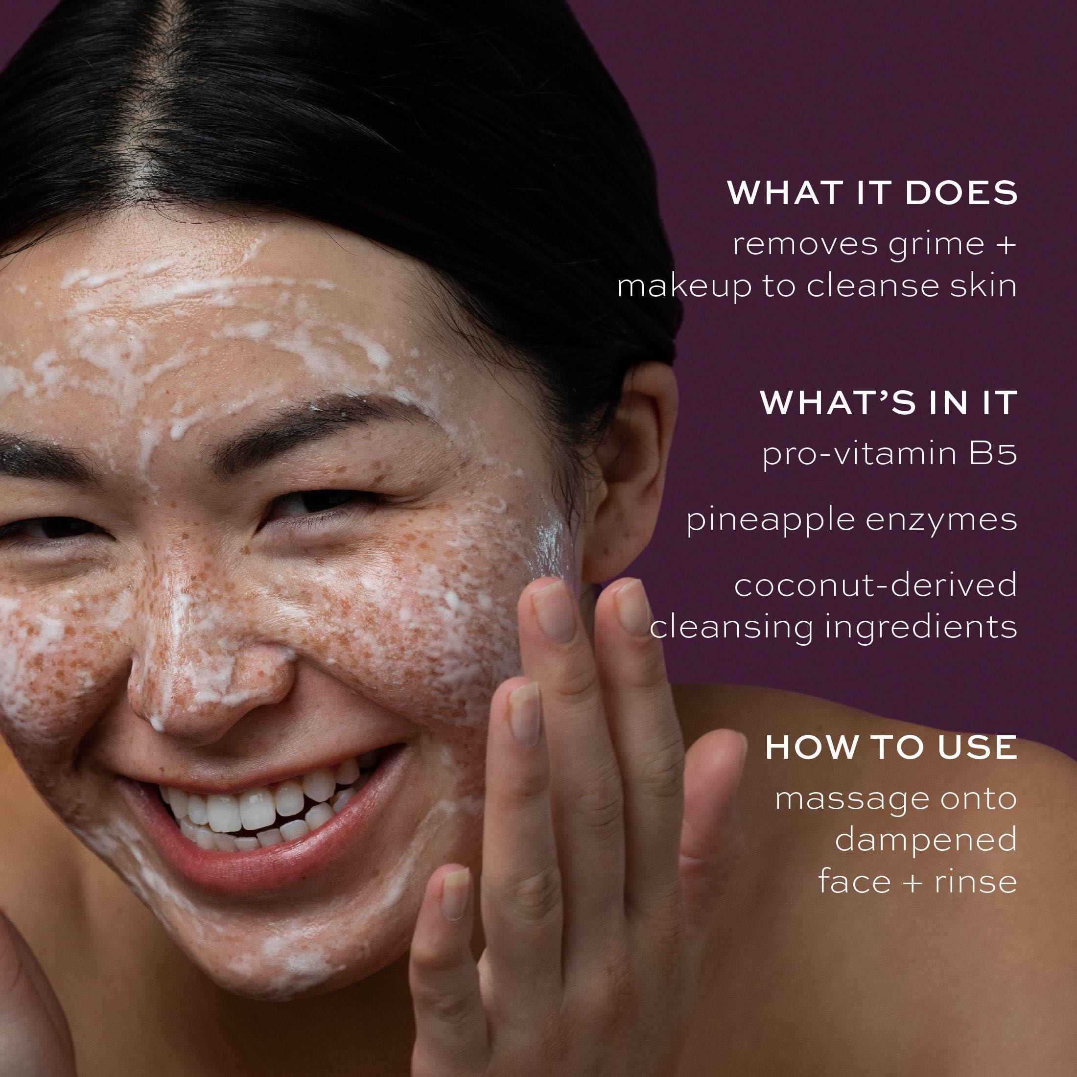 Skin-friendly texture of ITK Skincare moisturizer close-up showing smooth, non-sticky finish