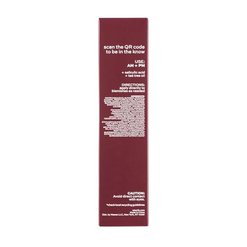 ITK Skincare tea tree oil blemish relief close-up emphasizes natural acne-fighting power.