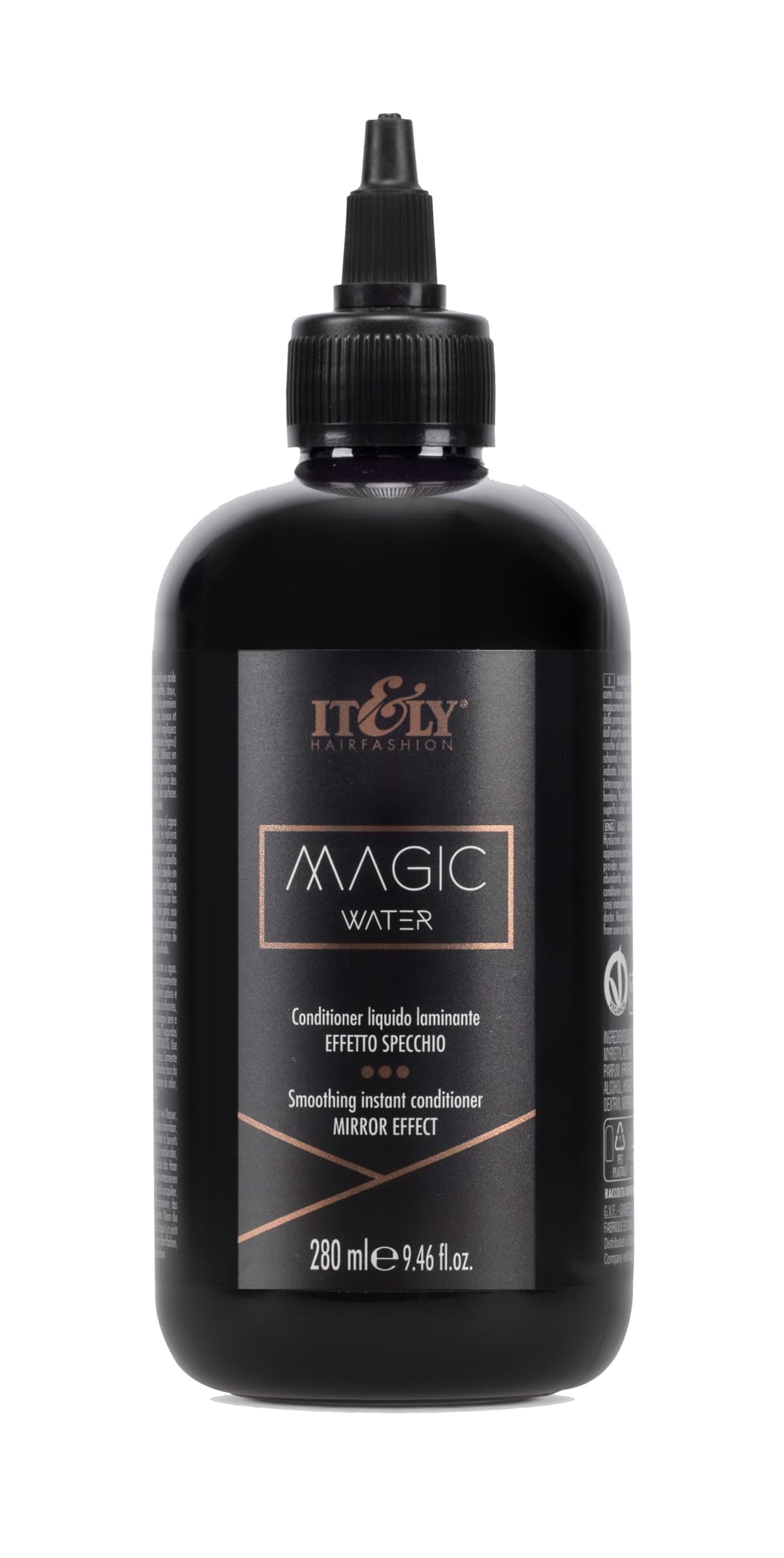 IT&LY Hairfashion Magic Water bottle pour for quick lamination and easy styling.
