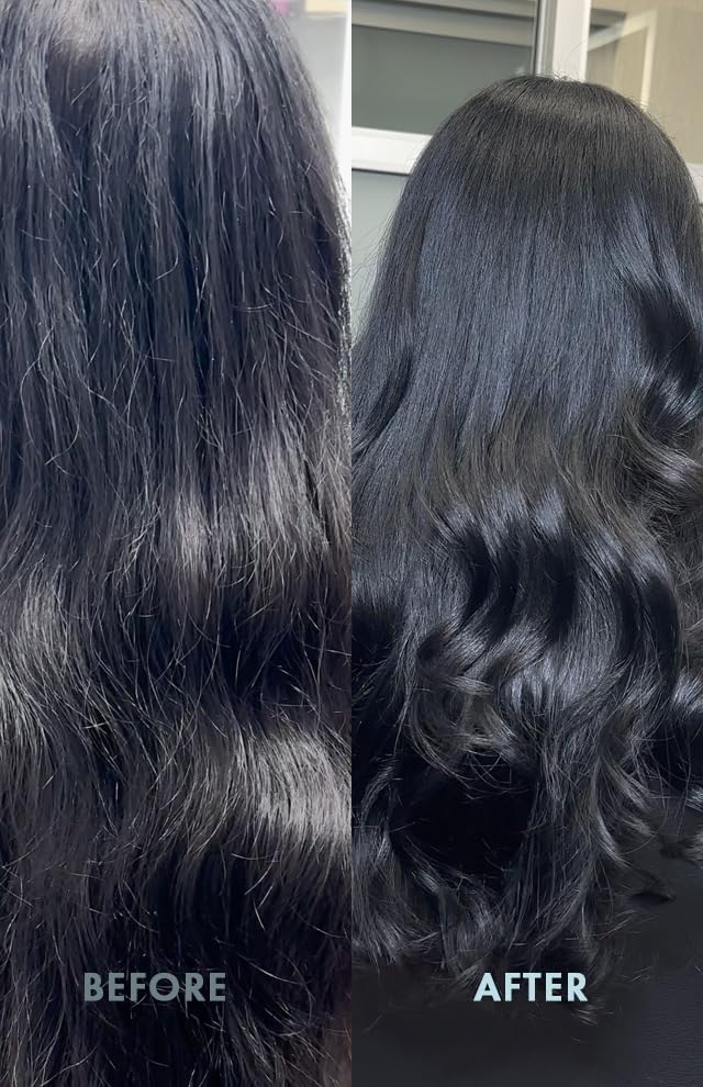 IT&LY Hairfashion Magic Water silky hair with visible shine after use.