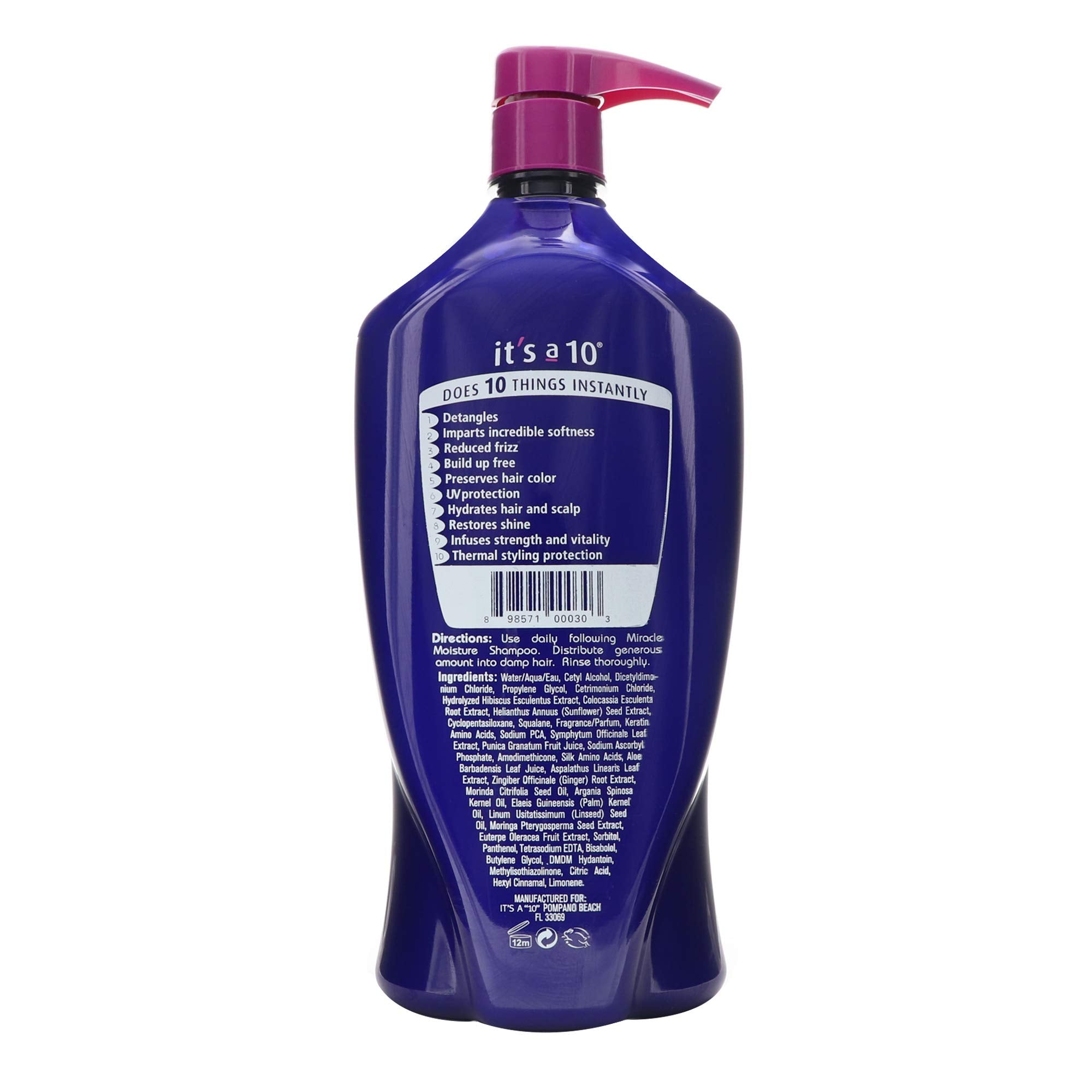 It's a 10 Miracle Daily Conditioner pump bottle for easy, even application