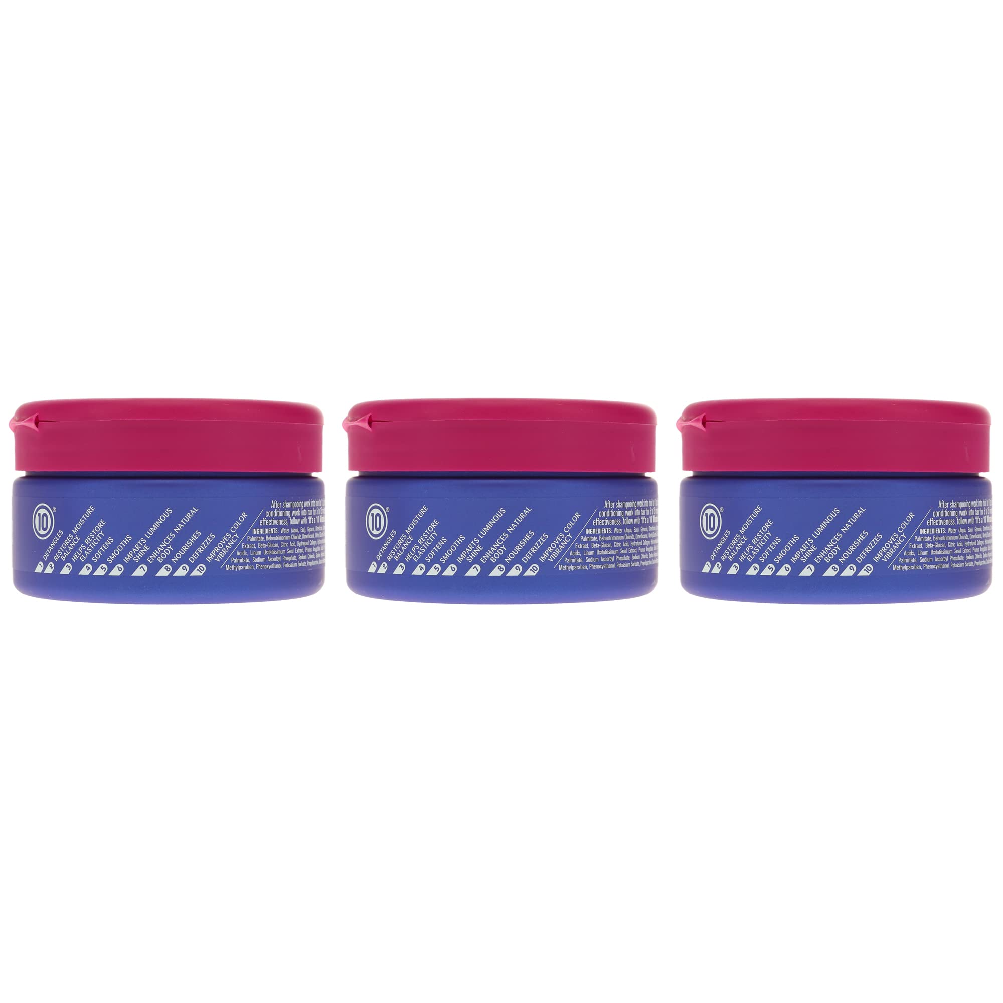 It's a 10 Haircare Miracle Hair Mask linseed extract closeup highlights conditioning power