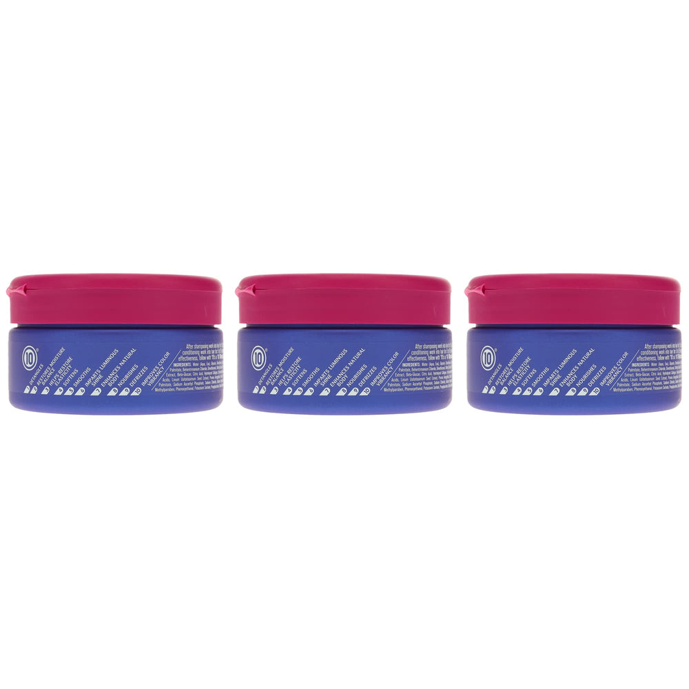 It's a 10 Haircare Miracle Hair Mask linseed extract closeup highlights conditioning power