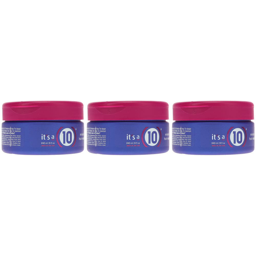 It's a 10 Haircare Miracle Hair Mask shine and silk closeup