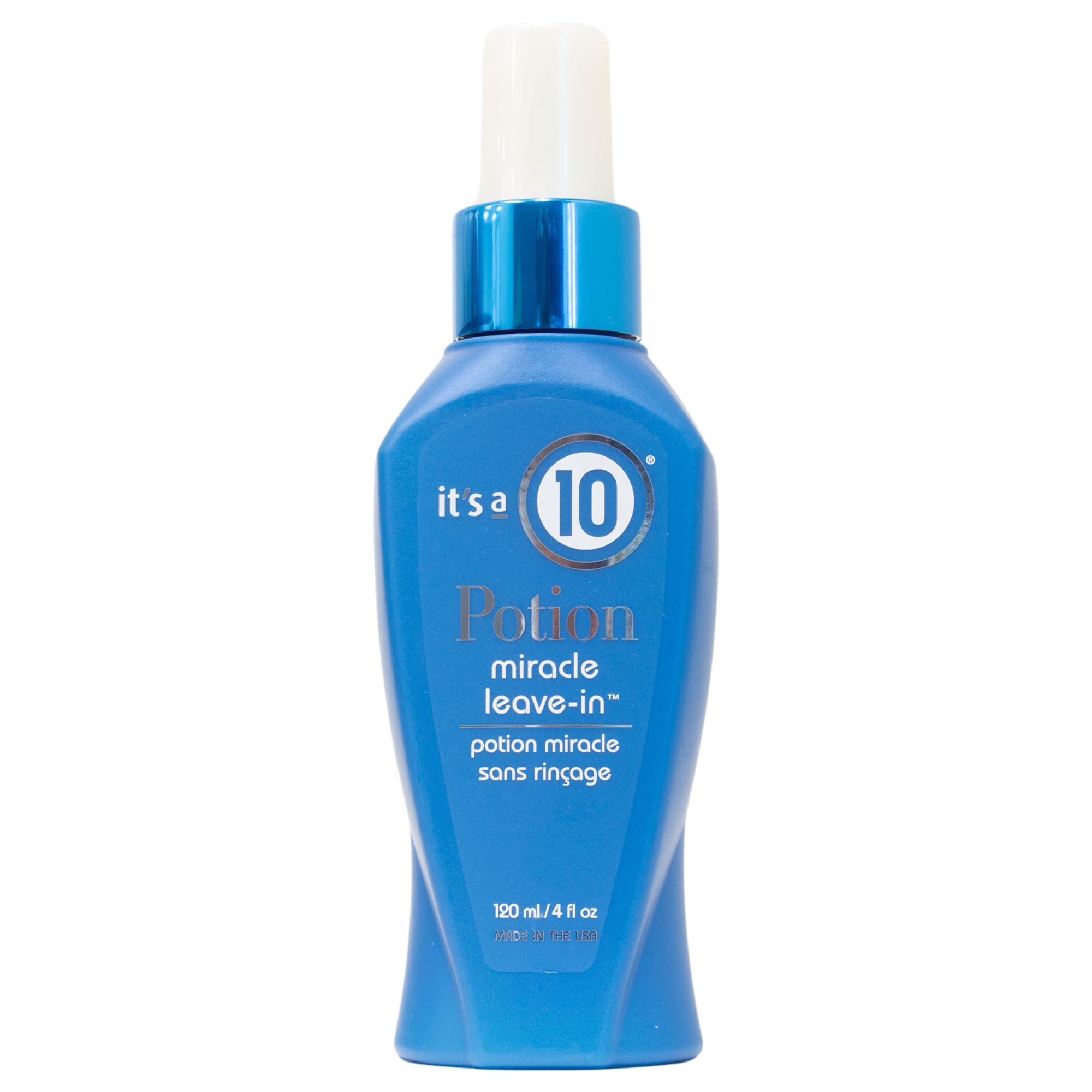 It's A 10 Potion Miracle leave-in bottle showing the repair formula for instant smoothness.