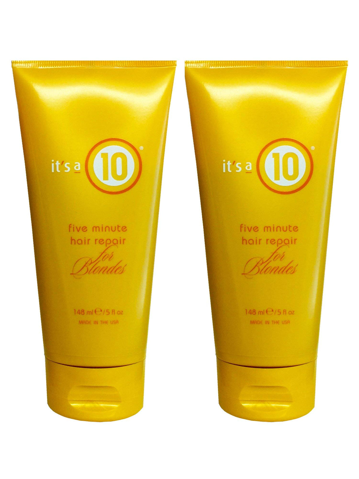 It's A 10 Miracle Blonde conditioner bottle smoothing and brightening blonde hair