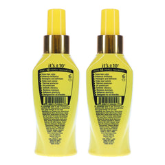 It's a 10 Miracle Leave-In for Blondes with heat damage protection imagery.