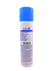 It's a 10 Miracle Blowdry Volumizer in hand, showing detangling and frizz control.