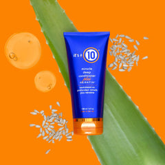 It's A 10 Miracle Deep Conditioner Plus Keratin packaging front signals a premium weekly treatment