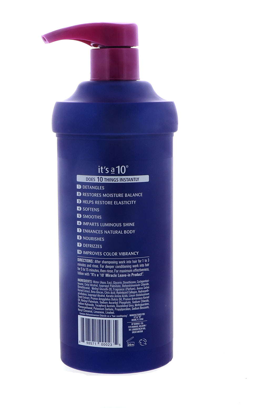 Unisex suitability shown as versatile formula for all hair types