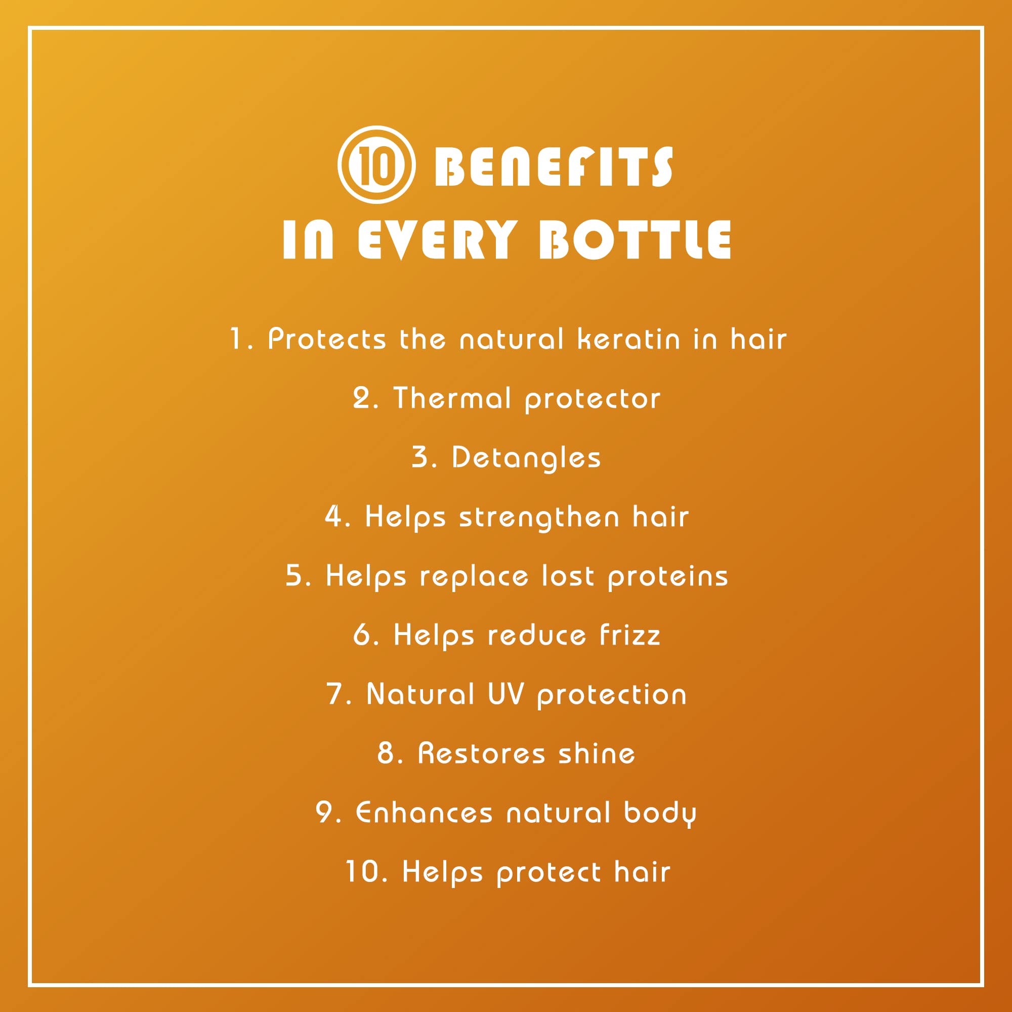 It's a 10 Miracle Leave-In Plus Keratin Spray spray-mist eases detangling after washing