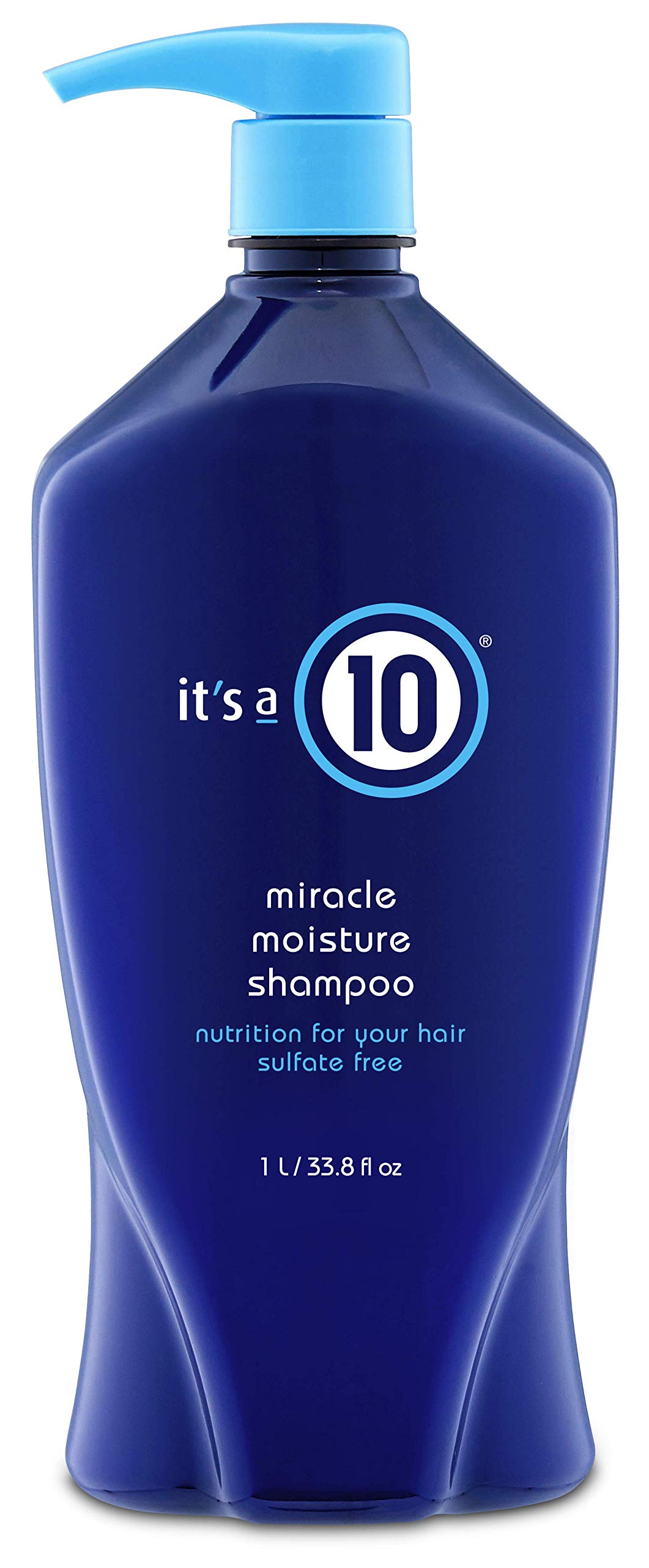 It's A 10 Miracle Moisture Conditioner bottle front, deep hydration for hair strands.