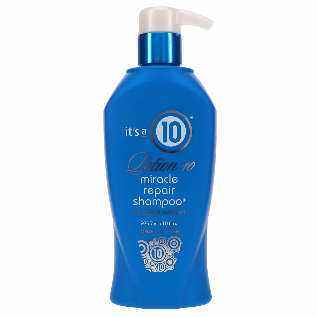 Its A 10 Potion 10 Miracle Repair Shampoo bottle ready for daily cleansing, nourishing hair
