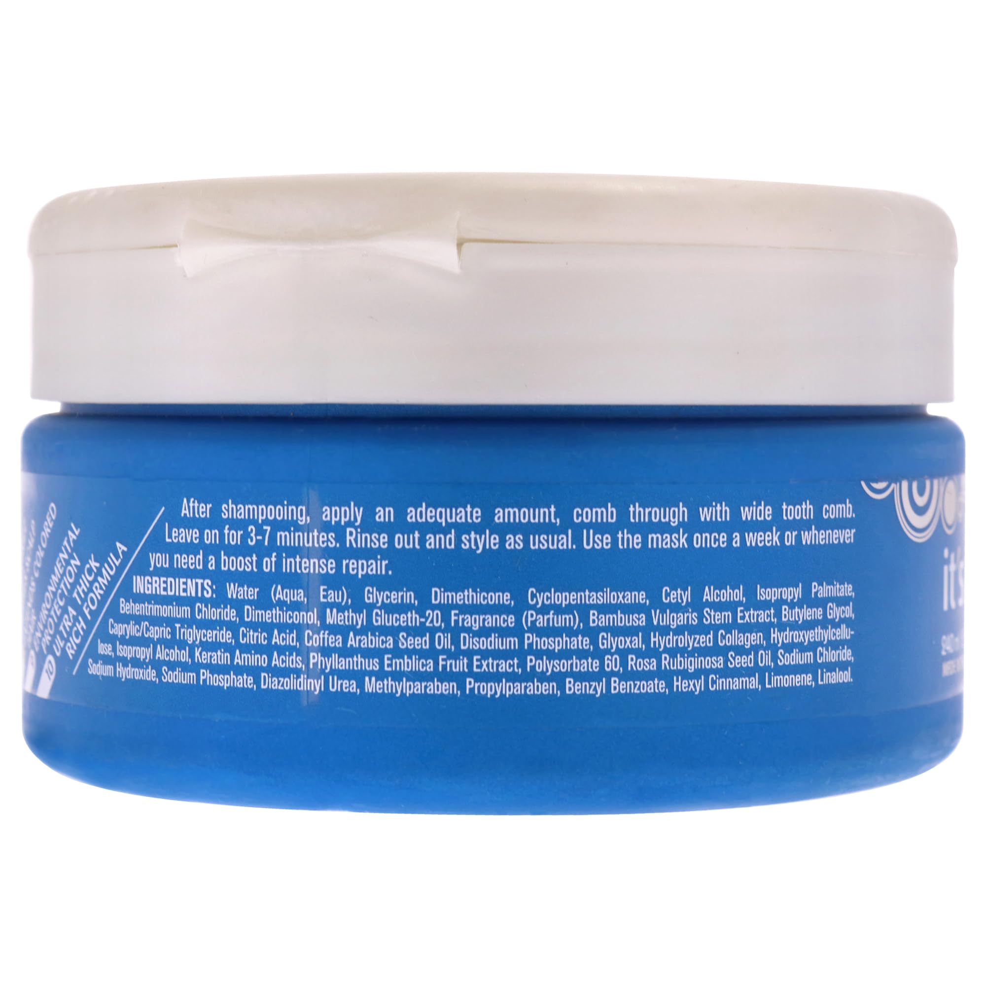 It's A 10 Potion Miracle Repair Hair Mask close-up of creamy texture for luxurious conditioning.