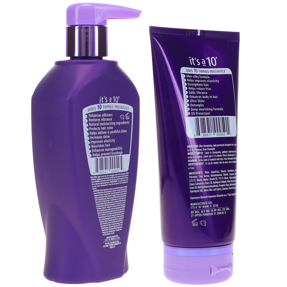 Its a 10 Silk Express Shampoo lather closeup highlighting creamy texture for cleansing