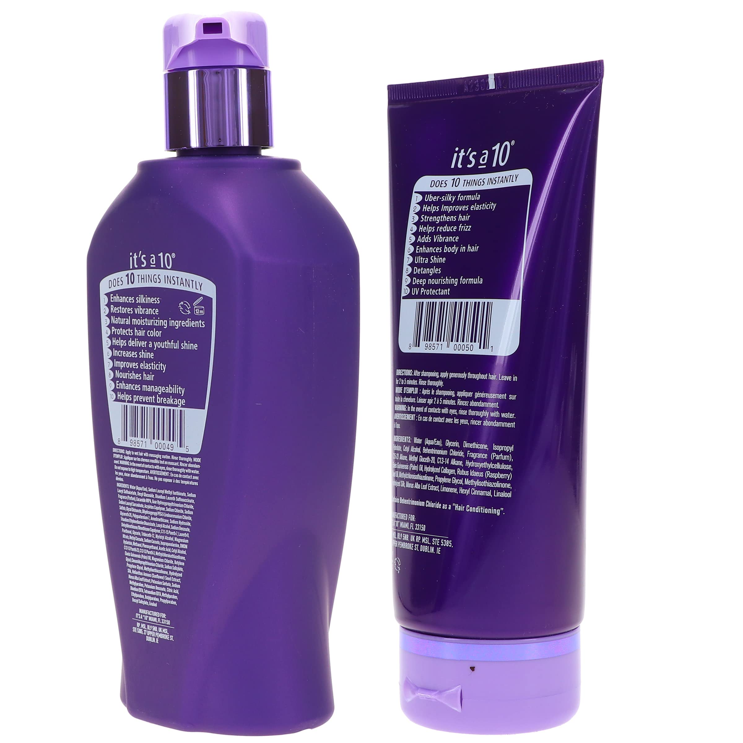 Its a 10 Silk Express Silk-protein infused formula bottle emphasizing nourishment