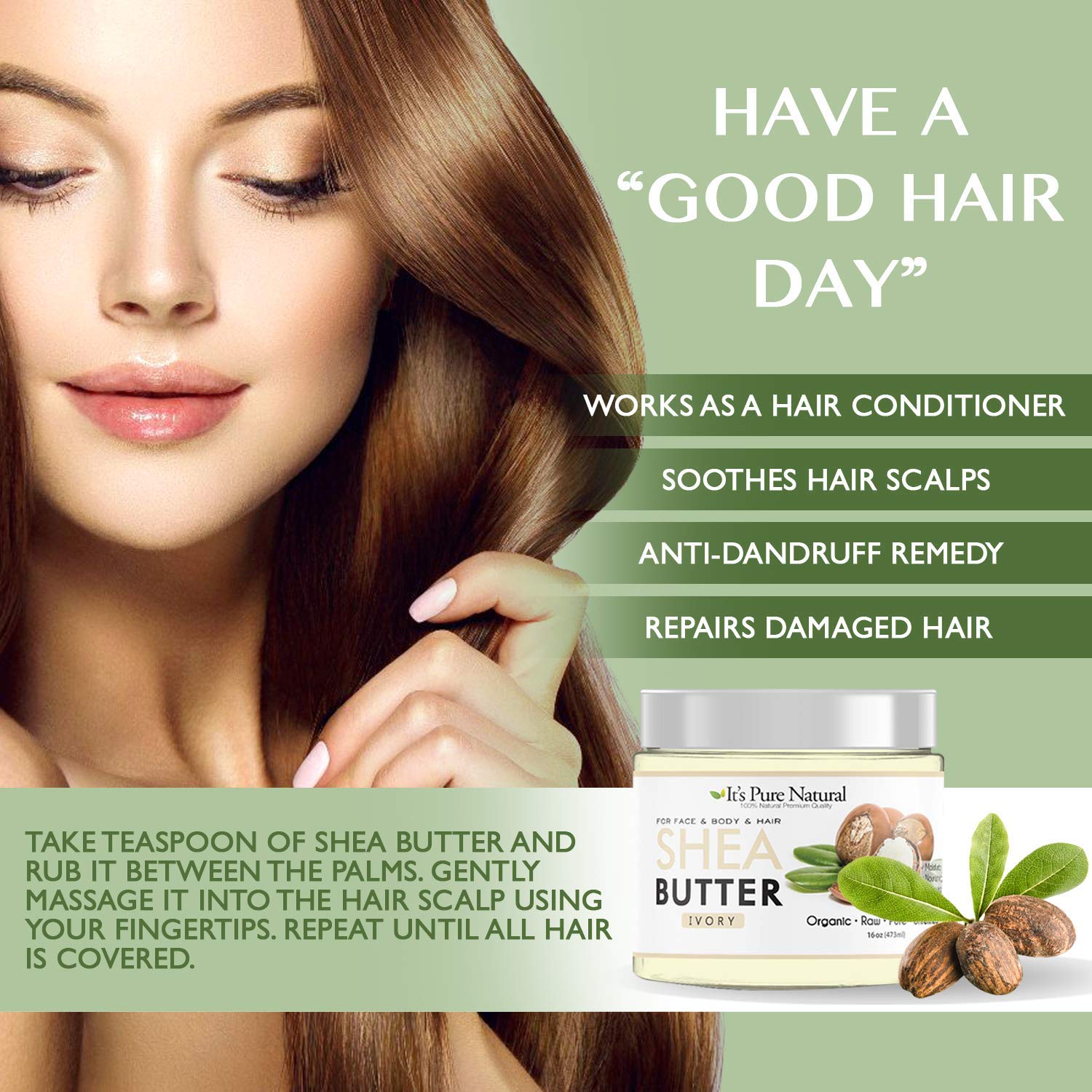 Its Pure Natural label detailing ingredients and purity