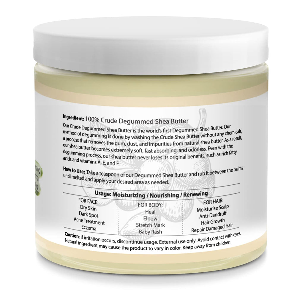 Its Pure Natural shea butter melt closeup showing rich texture for easy application