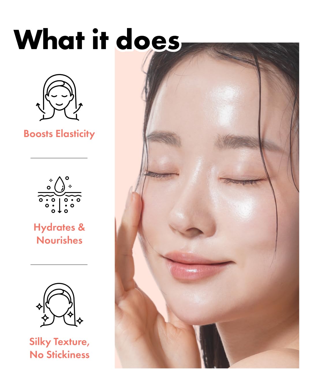 IT'S SKIN Collagen Nutrition Cream in hand indicates easy everyday use.