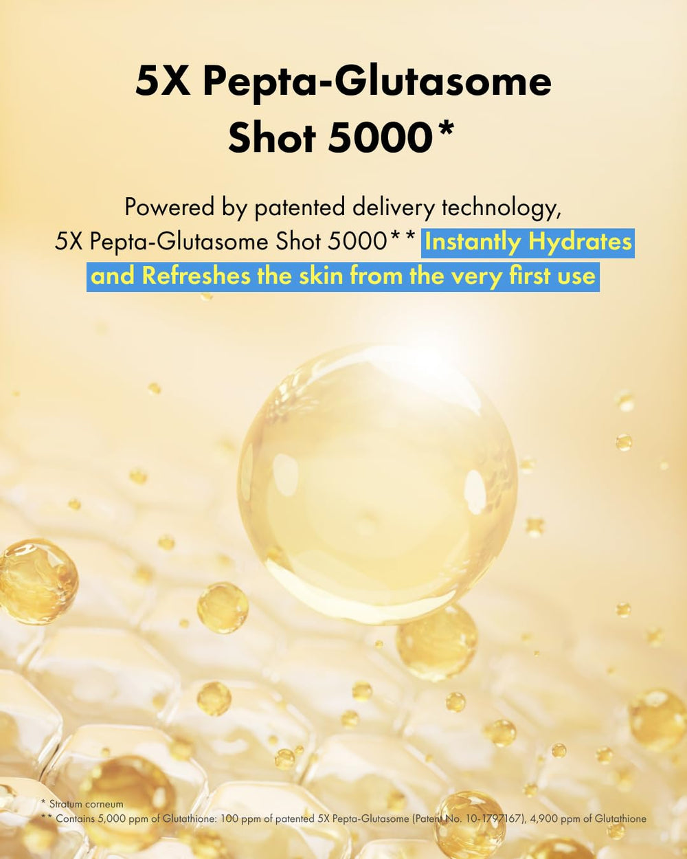 It'S SKIN Glutathione Shot B3 Serum with silky texture glides evenly for daily use.