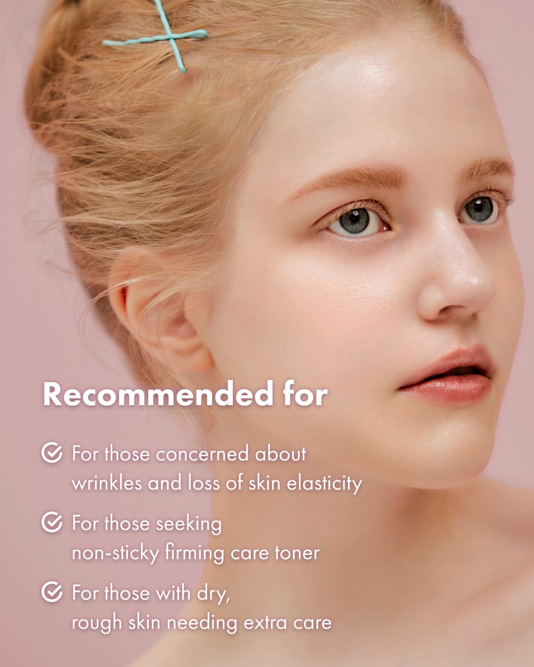 It's Skin Peptide Collagen Toner bottle close-up with clean aesthetics
