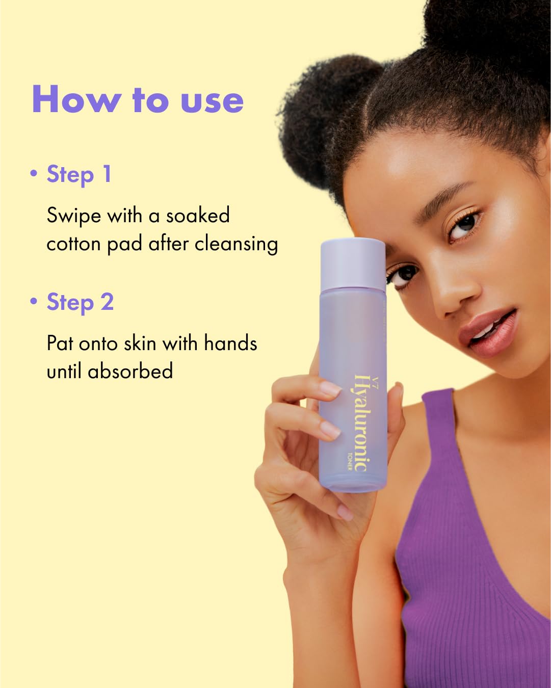 IT'S SKIN V7 Hyaluronic Toner glow-ready finish for makeup prep