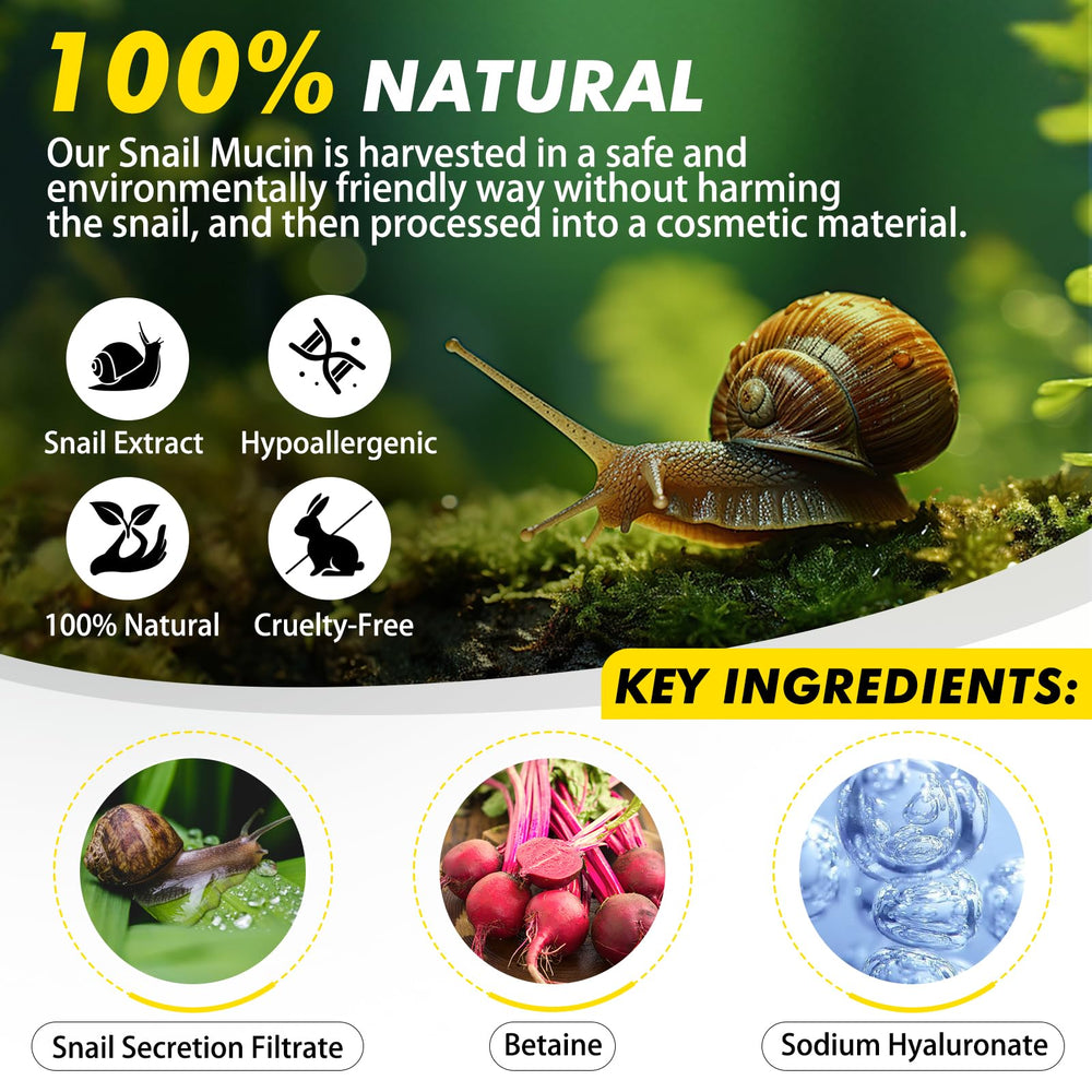 ITSDAWN Snail Mucin 92% application demonstrates gentle massage for absorption.