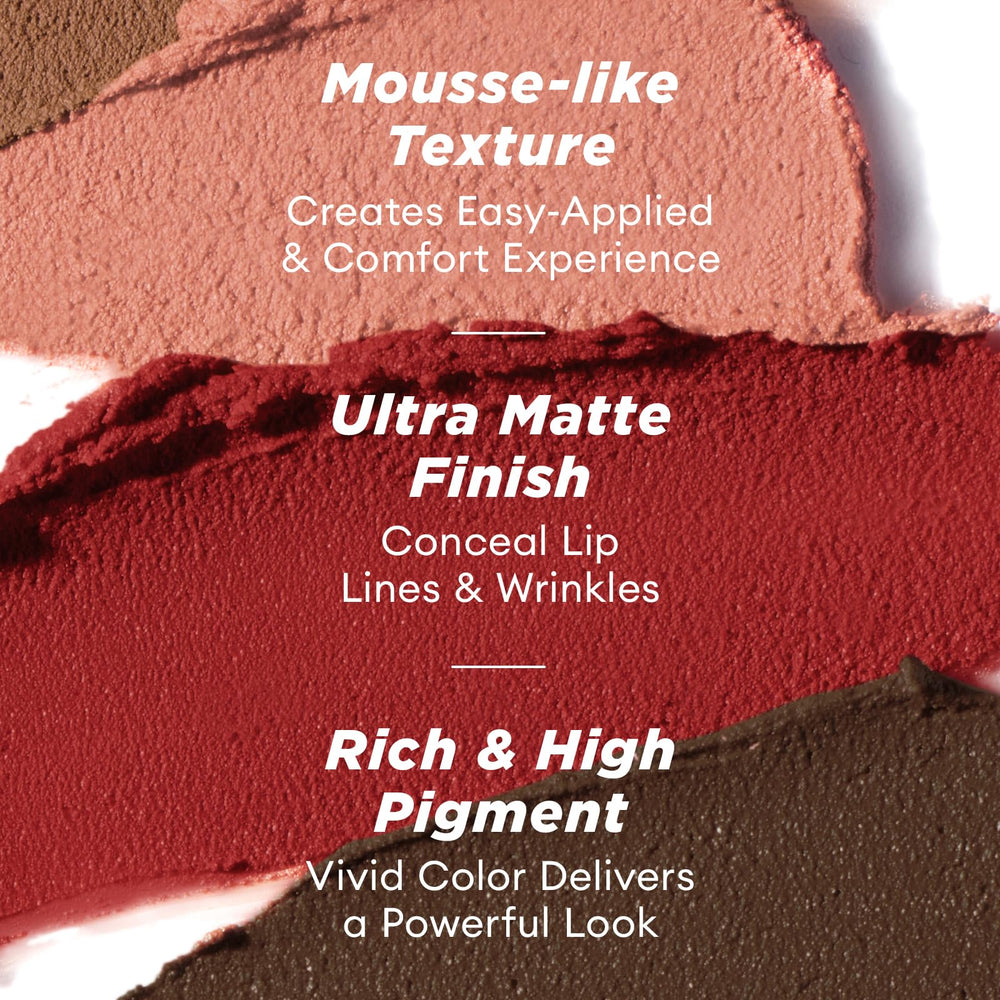 ITY Velvet Matte Lip Stain Orchid deep pink shade for evening looks