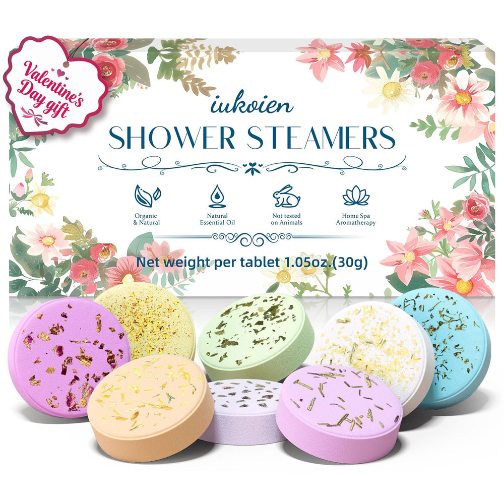 iukoien lavender shower steamer for calm mood and spa-like ambiance