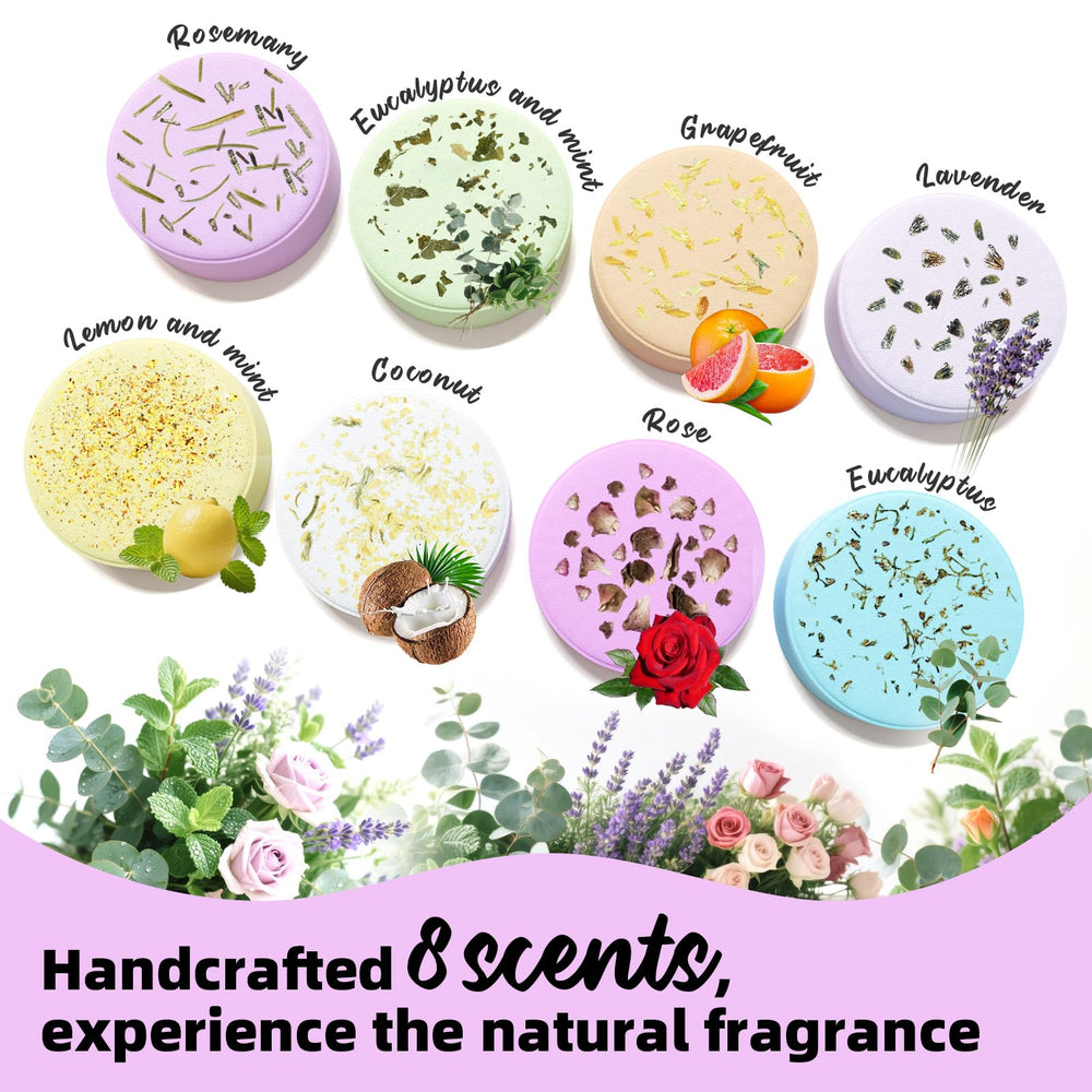 iukoien peppermint-eucalyptus steamer energizes the shower with refreshing vapors