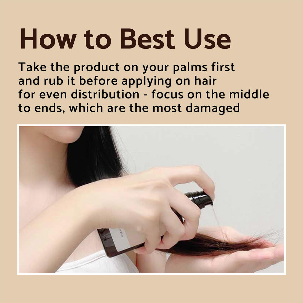 IUNIK packaging pump bottle highlighting easy, spill-free application