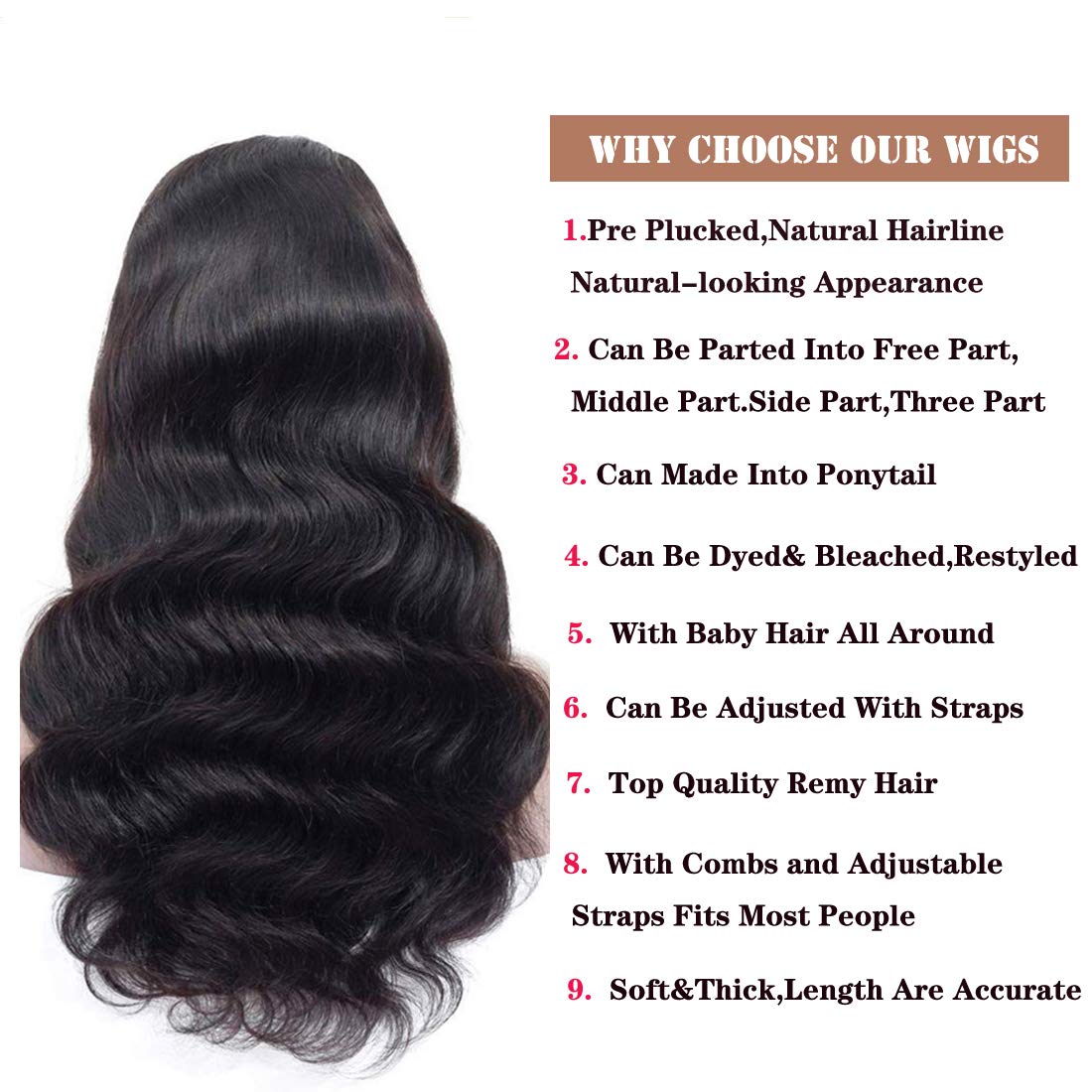 IUPin Brazilian body wave hair feels soft and smooth to the touch.