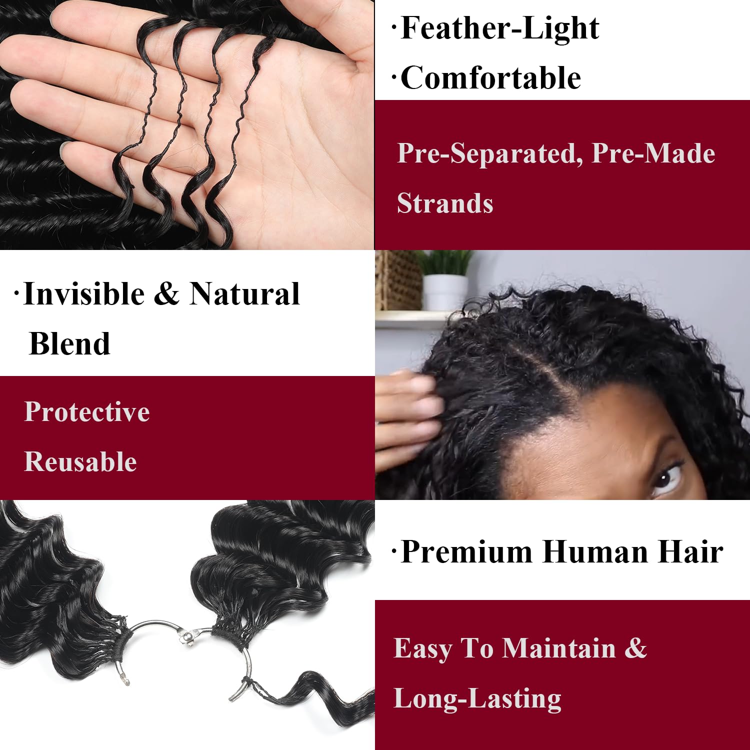 IVCoco pre-separated strands for quick, neat installs