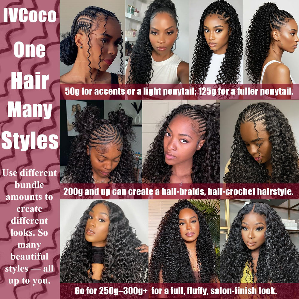 IVCoco lightweight 50g pack for versatile styles like boho braids