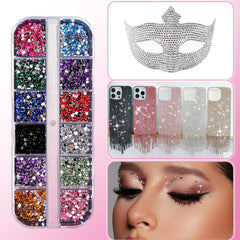 IVICOO jeans and clothing decor sparkles with durable adhesive-friendly gems.