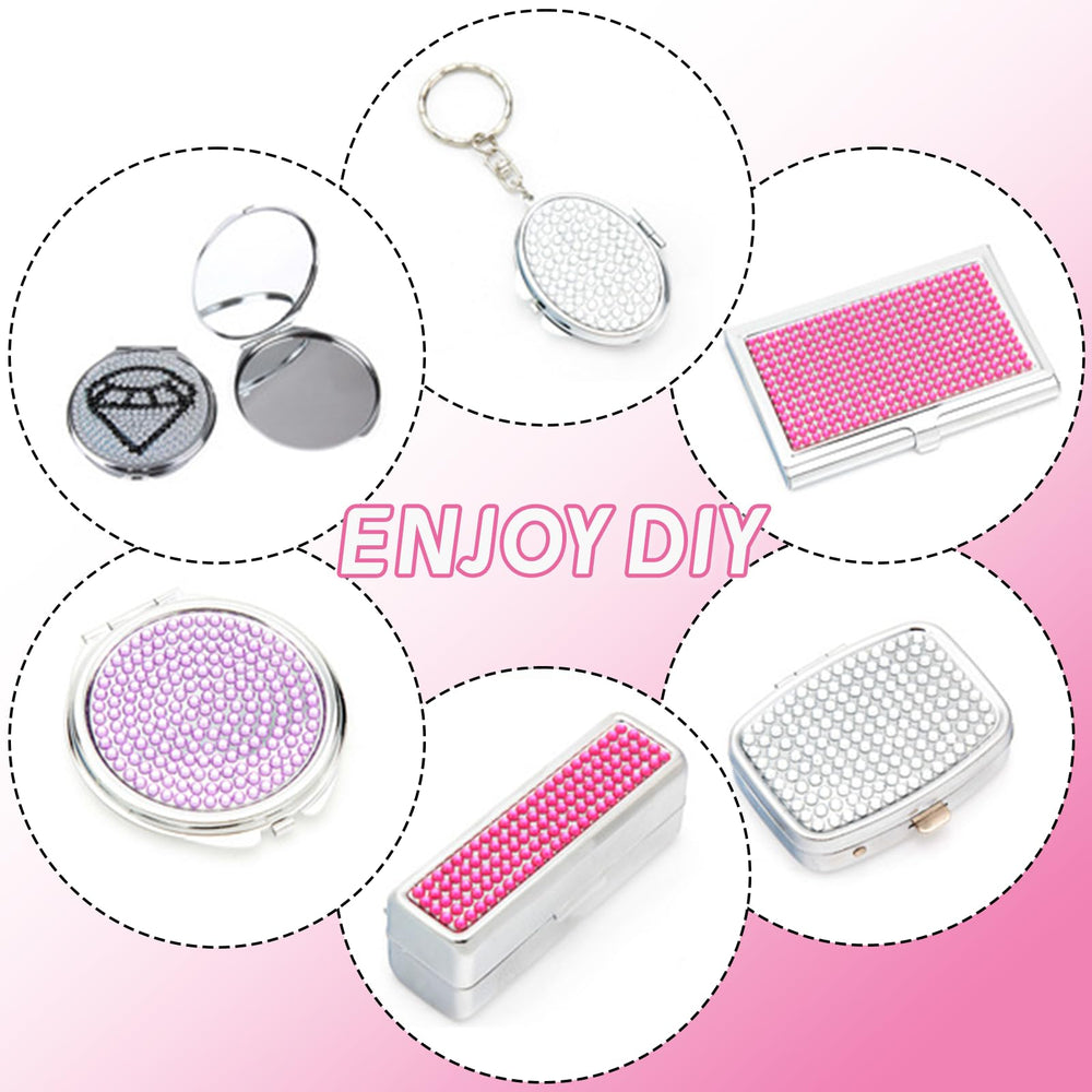 IVICOO phone case decor rhinestones for lasting shine and customization.