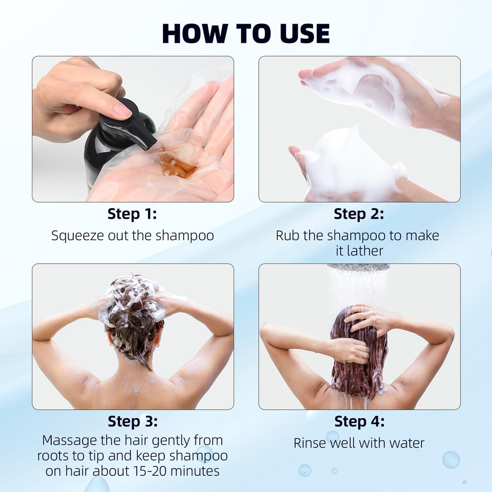 Ivnil Coffee Hair Dye Shampoo packaging keeps your color safe and neat