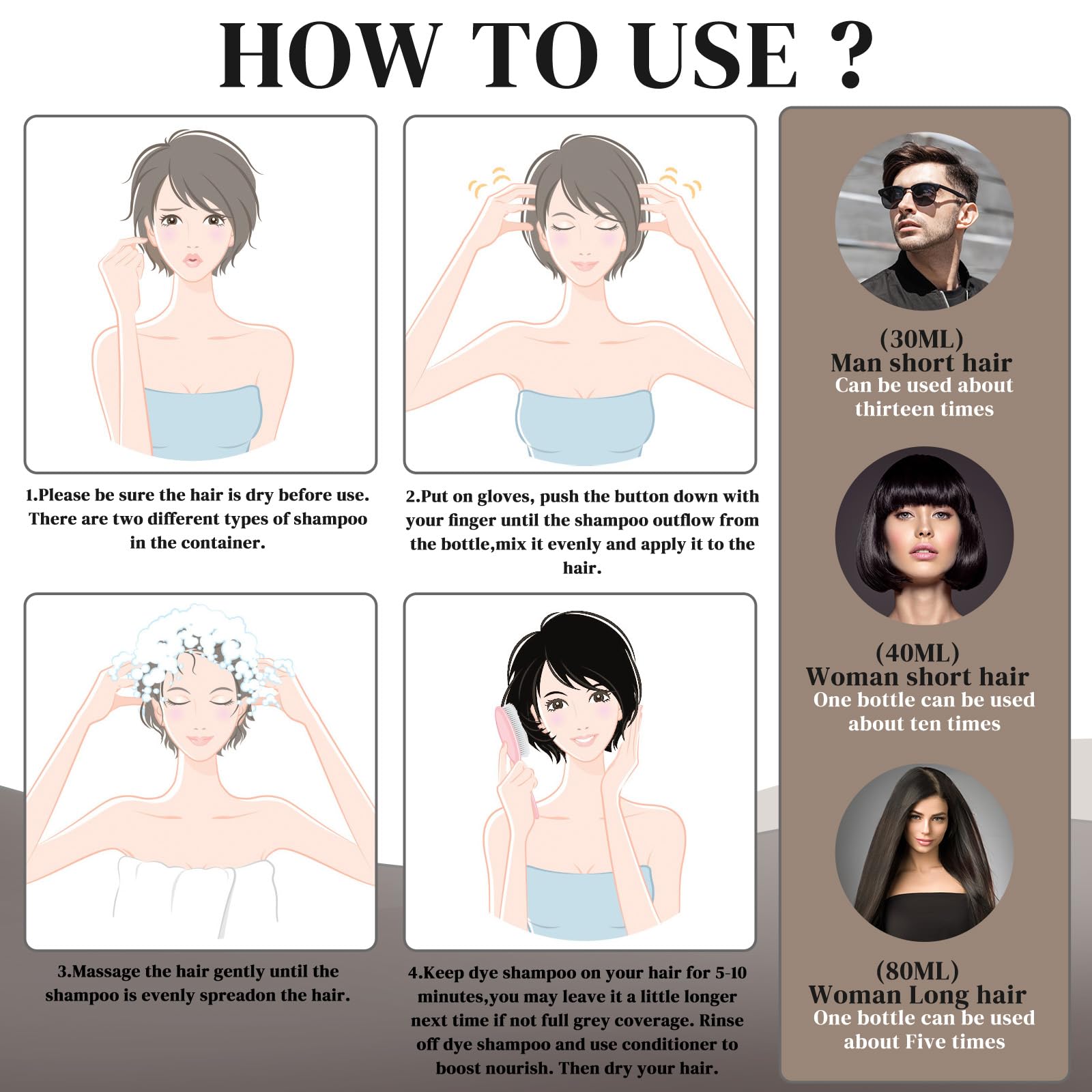Ivnil delivers salon-quality color every day in the shower.