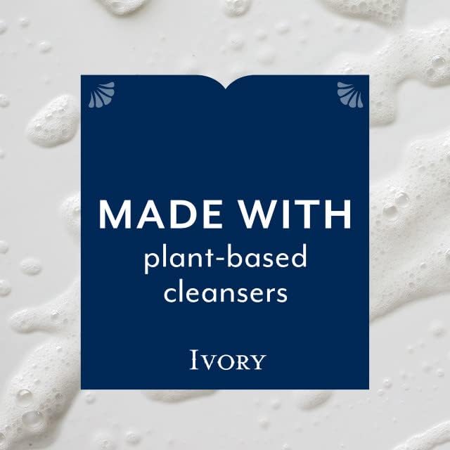 Ivory Aloe Scented Body Wash label closeup emphasizes natural Aloe notes
