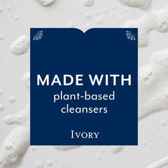 Ivory Aloe Scented Body Wash label closeup emphasizes natural Aloe notes