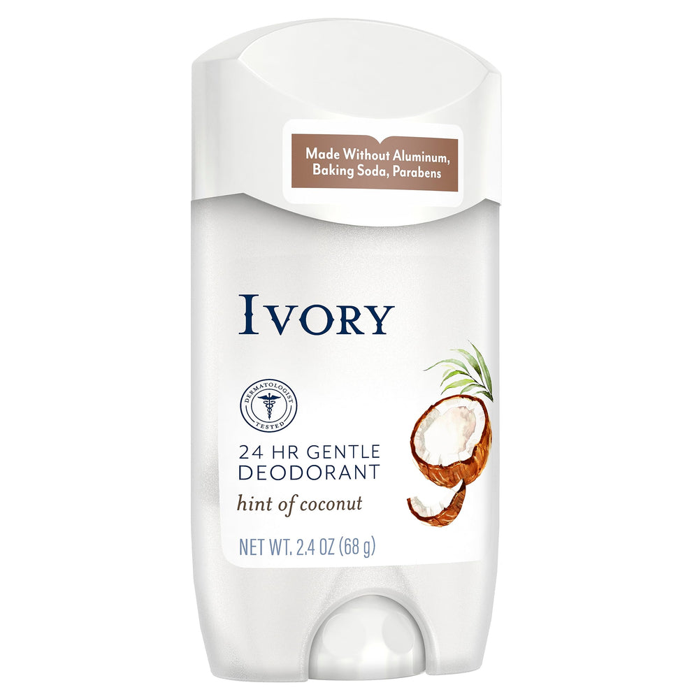 Ivory deodorant hint of aloe dry-apply view suggests easy daily use