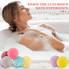 IvyWorkshop bath bombs with scent labels for quick scent choice