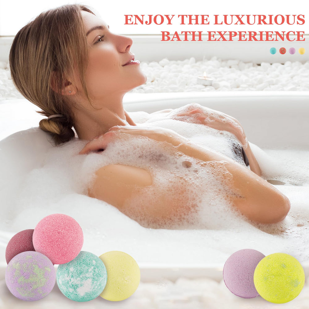 IvyWorkshop Rose scent bath bomb for a soothing floral soak