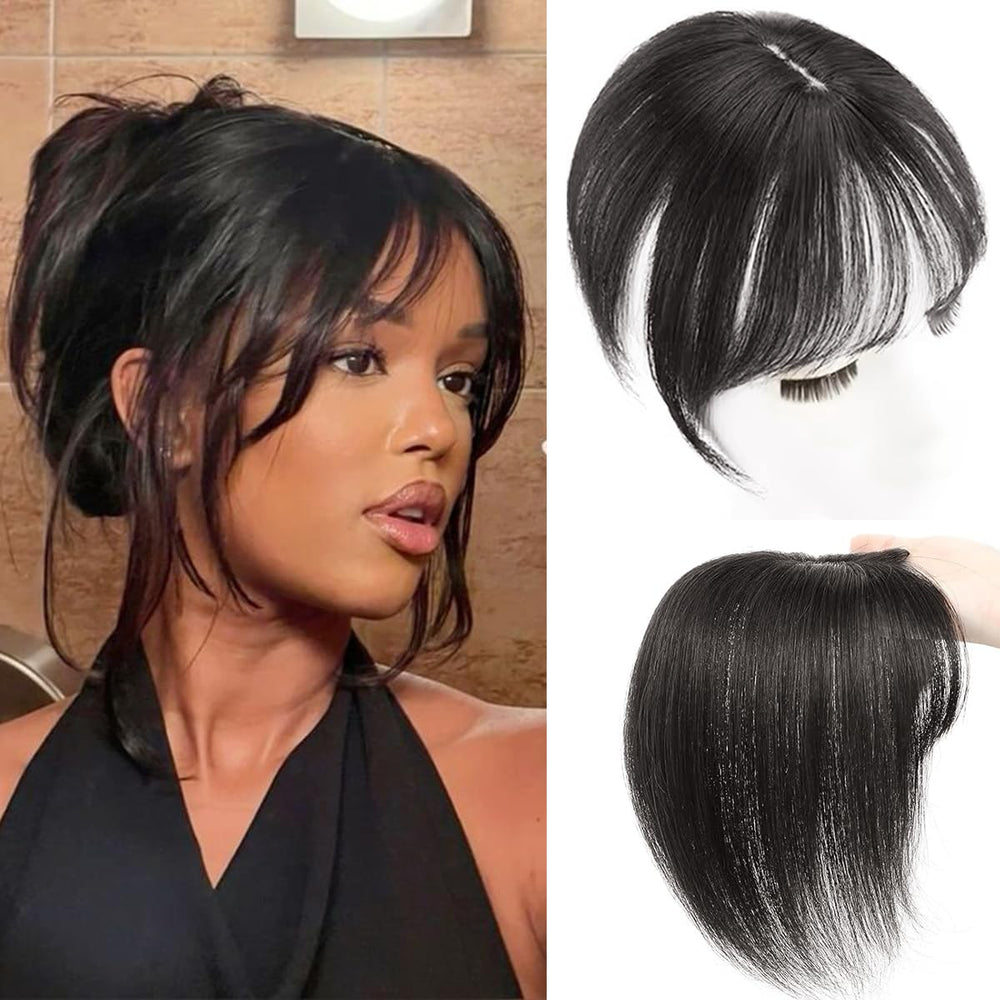 Iwig hair toppers 360-degree bangs for natural volume and seamless blend.