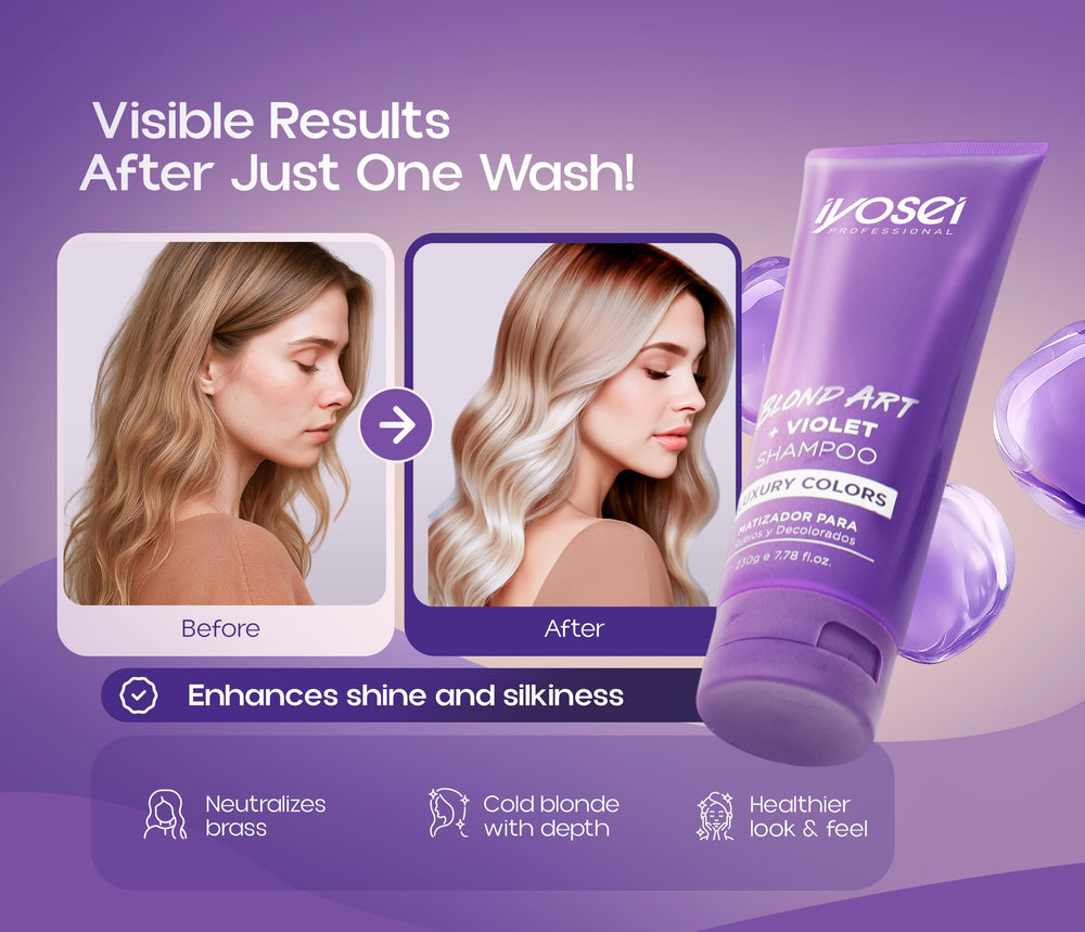 IYOSEI Color balance between salon visits keeps hair soft.